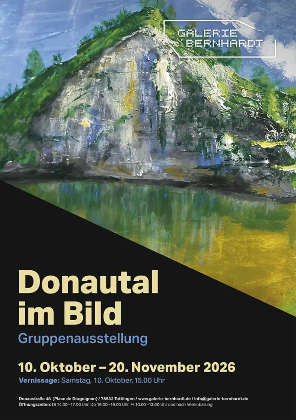 Plakat der Ausstellung Donautal im Bild