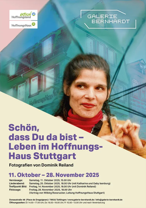 Plakat Schön, dass Du da bist – Leben im HoffnungsHaus Stuttgart