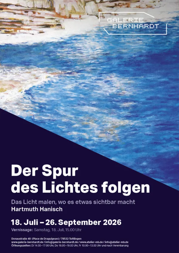Plakat der Ausstellung Der Spur des Lichtes folgen