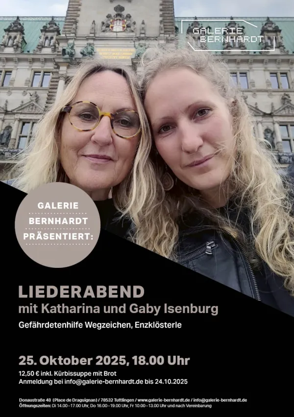 Plakat des Events Liederabend